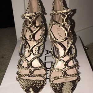 Snakeskin Heels